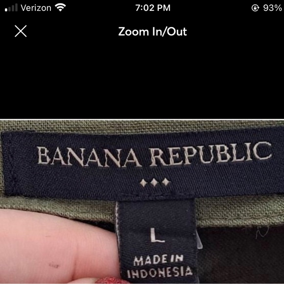 NWT Banana Republic Linen-Blend Tank Top - Picture 5 of 9